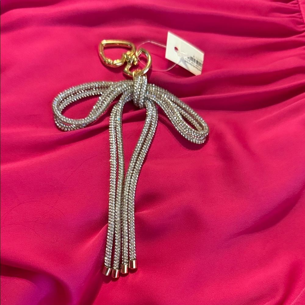 Wristlet knotted Strap Bow Keychain